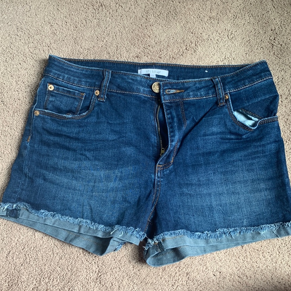 Sts Blue Cuffed Jean Shorts